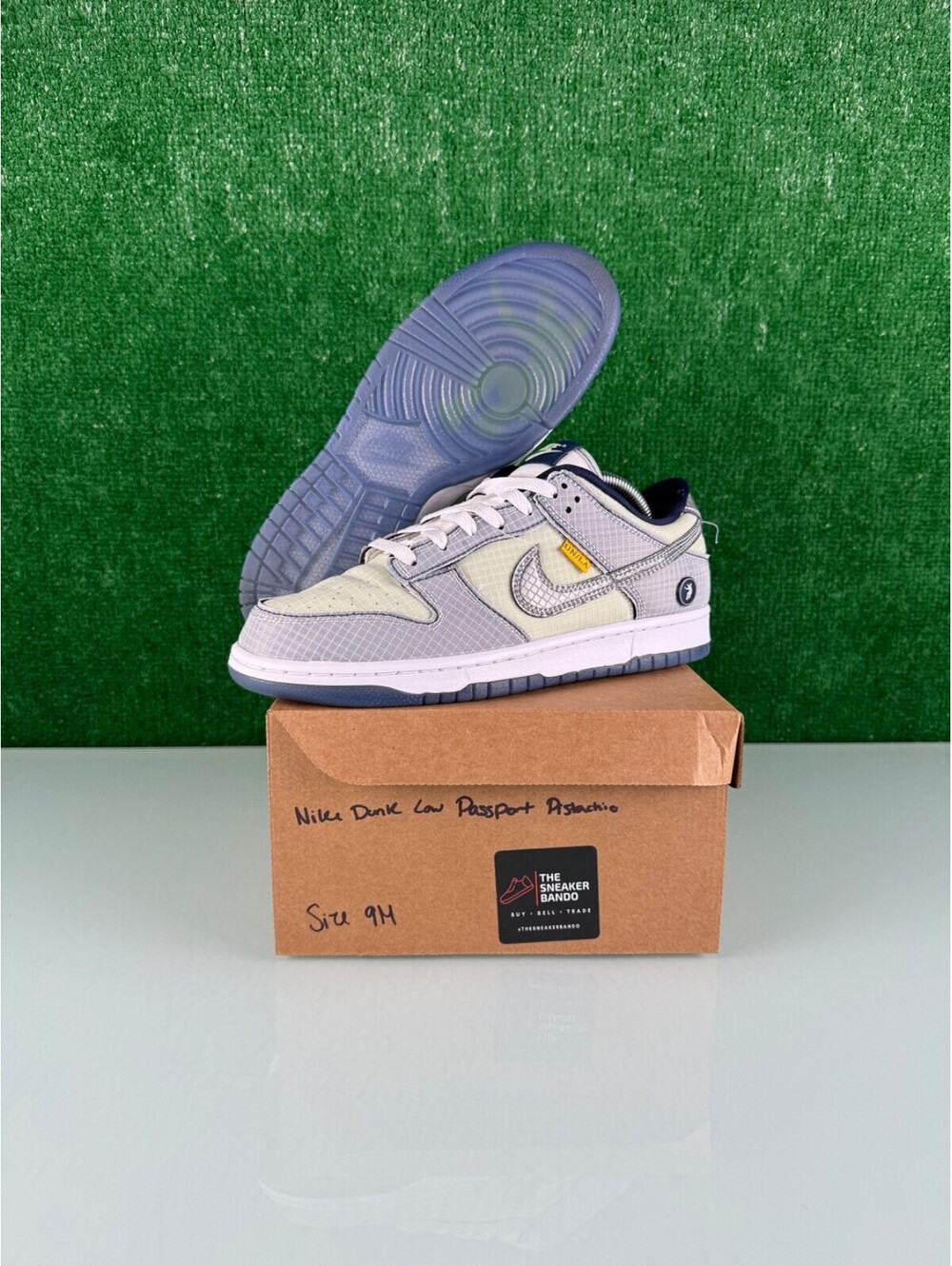 Size 9 - Nike Dunk Low x Union LA Passport Pack Pistachio CLEAN
